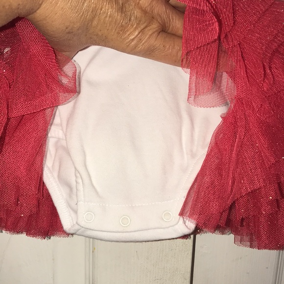 Infant Girl’s Sparkle Reindeer Onesie - Picture 4 of 10